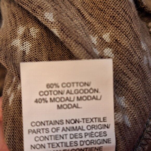 Lucky Brand NWT Boho Long Sleeve Blouse Top Olive Green Autumn MSRP $50 SOFT S - Picture 13 of 14